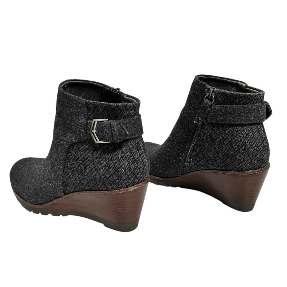Dr. Scholls- “Noelle” Gray Felt Wedge Ankle Boots – Size‎ 7 - 2.5” Wedge Heel S4 - Picture 7 of 12